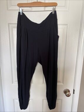 Encircled Dressy Sweatpants in Navy XL Petite